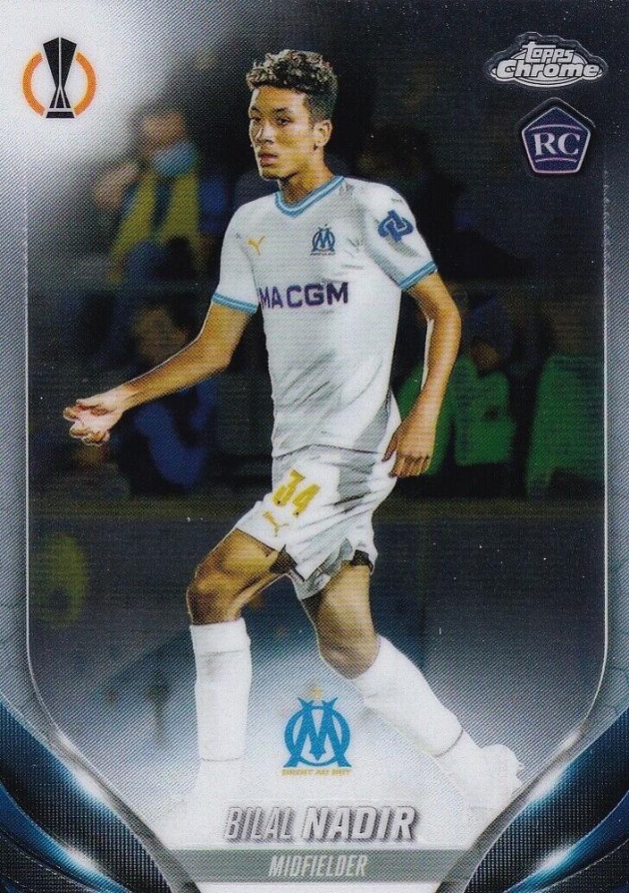 Bilal Nadir 2023 Topps Chrome UEFA Club Competitions