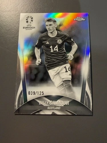 Billy Gilmour 2024 Topps Chrome Black and White /125