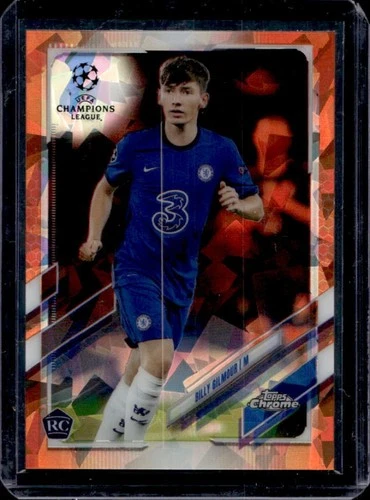 Billy Gilmour 2020 Topps Chrome Sapphire Orange Refractor /50