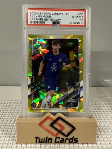 Billy Gilmour 2021 Topps Chrome Sapphire Yellow /99