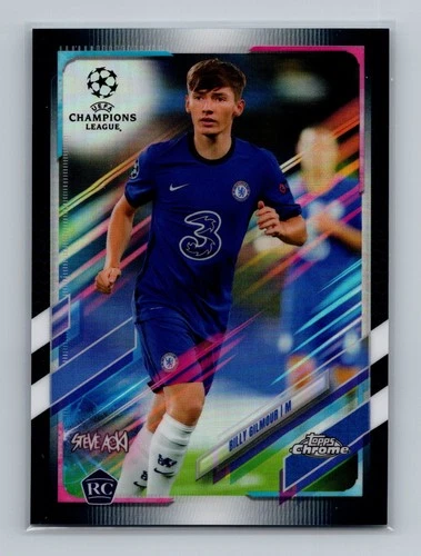 Billy Gilmour 2020 Topps Chrome UEFA Black Refractor /99