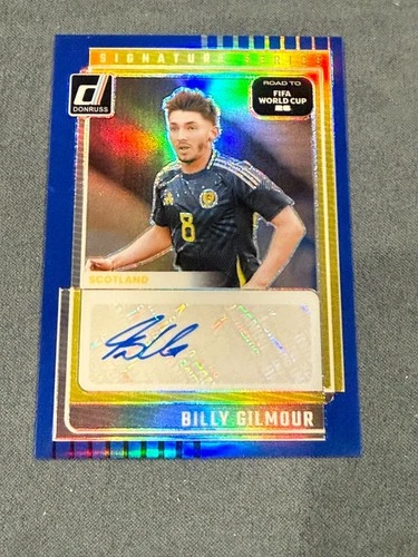 Billy Gilmour 2025 Panini Donruss FIFA World Cup Blue /49