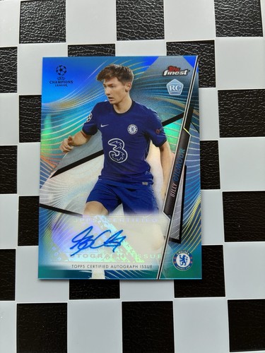 Billy Gilmour 2020 Topps Finest Blue /150