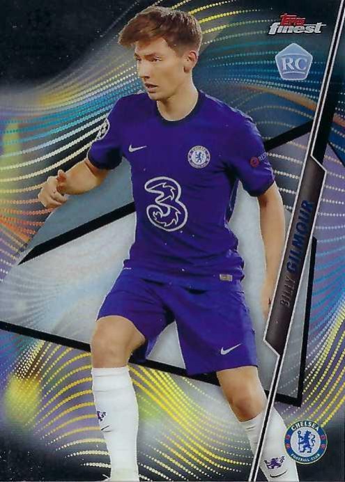 Billy Gilmour 2020 Topps Finest UEFA 20