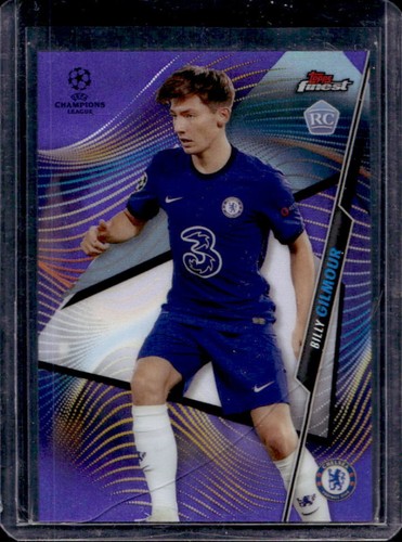 Billy Gilmour 2020 Panini Finest UEFA Purple Refractor /250
