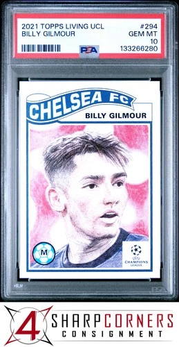 Billy Gilmour 2021 Topps Living UEFA Champions League
