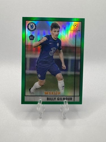 Billy Gilmour 2020 Topps Merlin Chrome Green /99