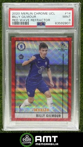 Billy Gilmour 2020 Topps Merlin Chrome Red Wave /5