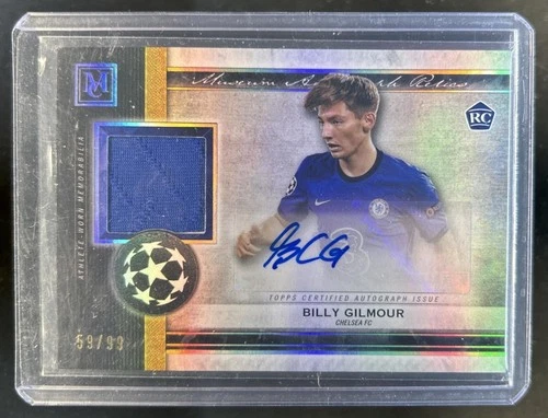 Billy Gilmour 2020 Topps Museum Collection UEFA Copper /99
