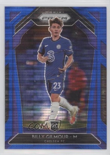 Billy Gilmour 2021 Panini Prizm Premier League Blue Pulsar /1