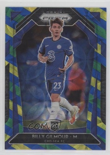 Billy Gilmour 2020 Panini Prizm Premier League Blue Yellow Green