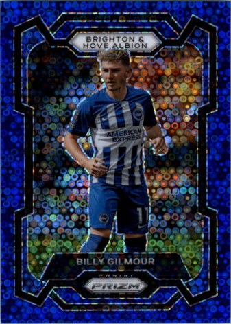 Billy Gilmour 2023 Panini Prizm Premier League Breakaway Blue Prizm /99