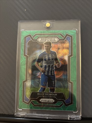Billy Gilmour 2023 Panini Prizm Premier League Green Prizm /5