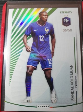 Bleus Kolo Muani 2025 Panini Eternity Green /50