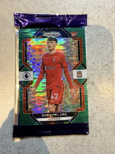 Bobby Clark 2022 Panini Prizm Premier League Green Pulsar