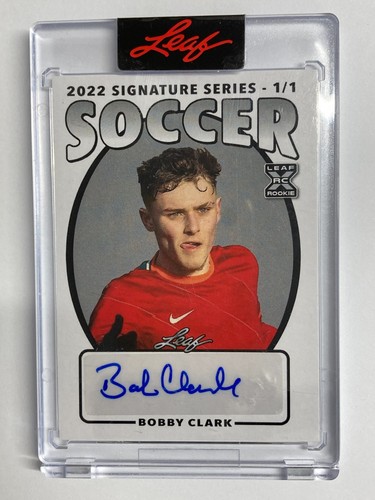 Bobby Clark 2021 Leaf Soccer Signature Series 1/1