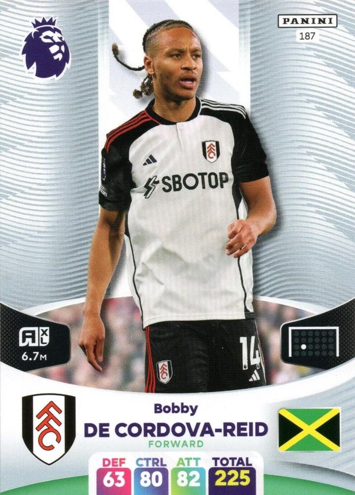 Bobby De Cordova Reid 2024 Panini Adrenalyn XL Premier League