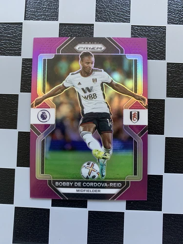 Bobby De Cordova-Reid 2022 Panini Prizm Premier League Purple /49