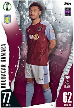 Boubacar Kamara 2023 Topps Match Attax UEFA Club Competitions