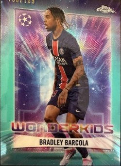 Bradley Barcola 2024 Topps Chrome /199