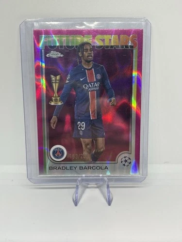 Bradley Barcola 2025 Topps Chrome /250