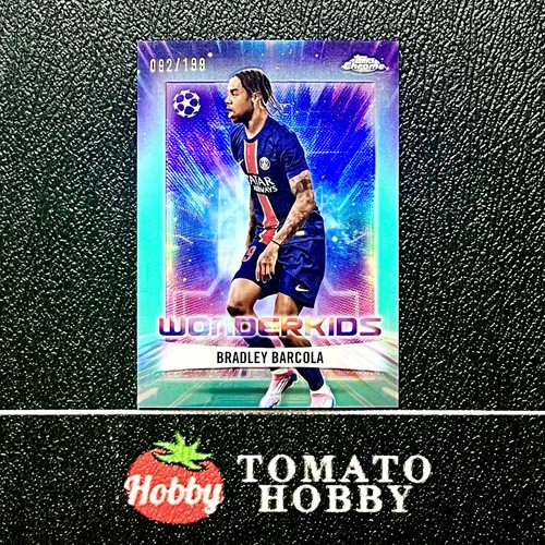 Bradley Barcola 2024 Topps Chrome Aqua Refractor /199