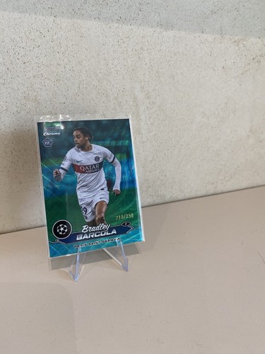 Bradley Barcola 2023 Topps Chrome Aqua Wave /250