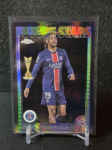 Bradley Barcola 2024 Topps Chrome Black /10