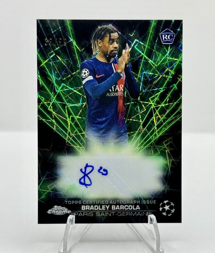 Bradley Barcola 2023 Topps Chrome Black Lazer /99