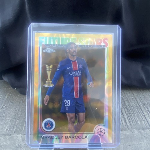 Bradley Barcola 2024 Topps Chrome Gold Lava /50