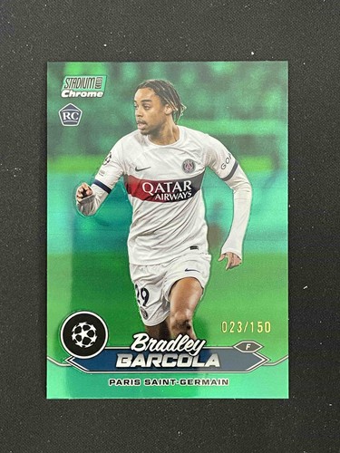 Bradley Barcola 2023 Topps Chrome Green /150