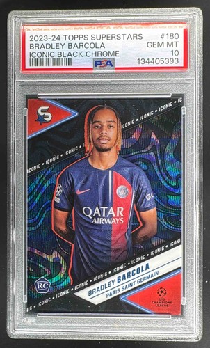 Bradley Barcola 2023 Topps Chrome Iconic Black /10