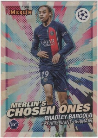 Bradley Barcola 2023 Topps Chrome Merlin