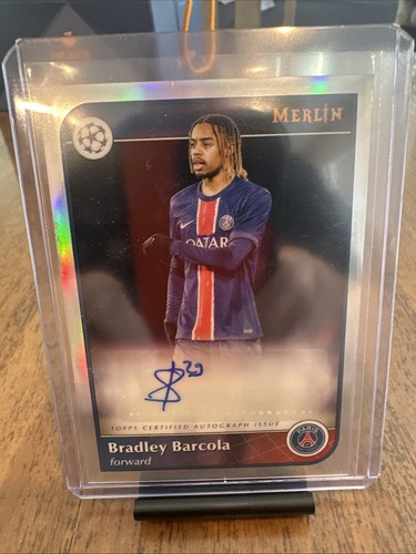 Bradley Barcola 2025 Topps Chrome Merlin