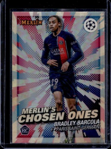 Bradley Barcola 2023 Topps Chrome Merlin #MC-9