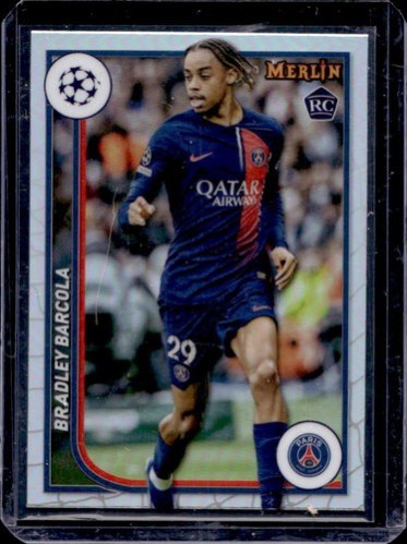 Bradley Barcola 2023 Topps Chrome Merlin Refractor