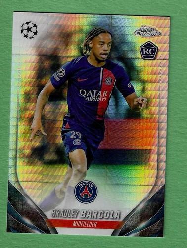 Bradley Barcola 2023 Topps Chrome Prism Refractor