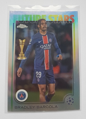 Bradley Barcola 2024 Topps Chrome Refractor