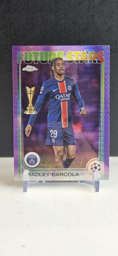 Bradley Barcola 2024 Topps Chrome Violet Prism /299