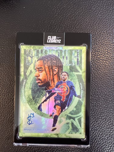 Bradley Barcola 2025 Panini Club Legacyz Radial Burst /50