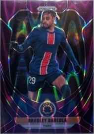 Bradley Barcola 2023 Panini Club World Cup Purple Prizm /99