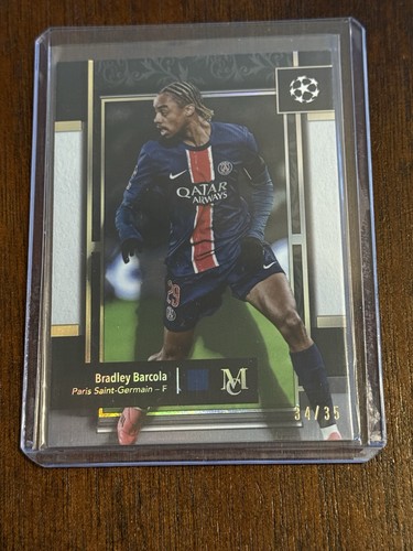 Bradley Barcola 2024 Topps Collezione Museo Oro /35