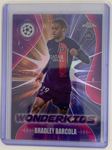 Bradley Barcola 2024 Topps Cromo