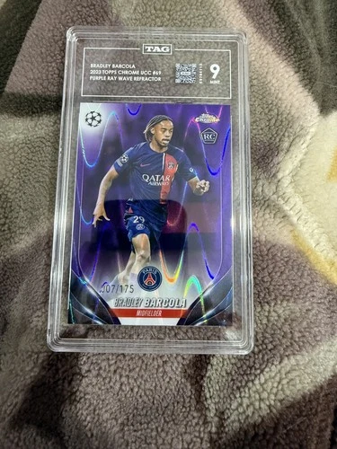 Bradley Barcola 2023 Topps Cromo Purple Wave /175