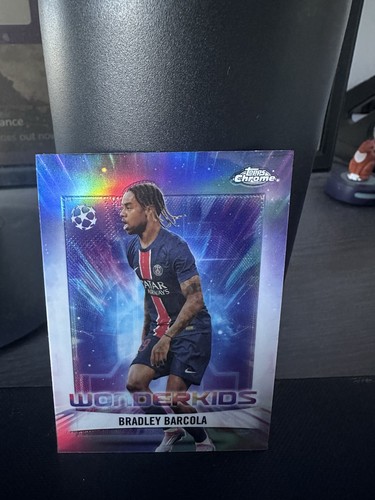 Bradley Barcola 2024 Topps Cromo UEFA Club Competiciones