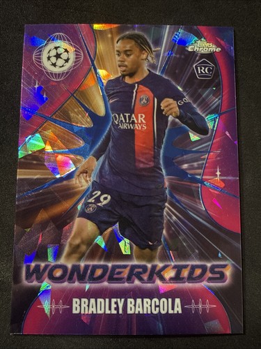 Bradley Barcola 2023 Topps Cromo Zafiro Sapphire #WK-9