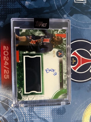 Bradley Barcola 2024 Topps Exhibition Paris /75