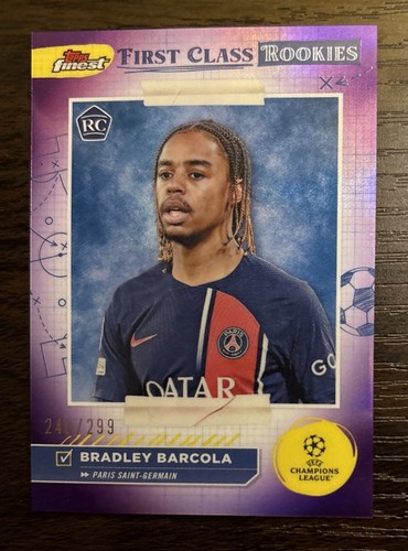Bradley Barcola 2023 Topps Finest /299