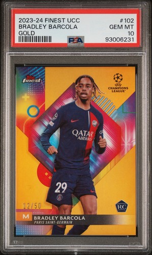 Bradley Barcola 2023 Topps Finest Oro /50