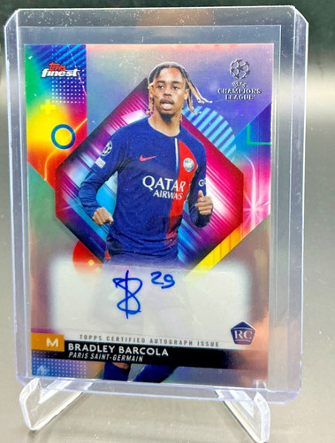 Bradley Barcola 2023 Topps Finest Refractor